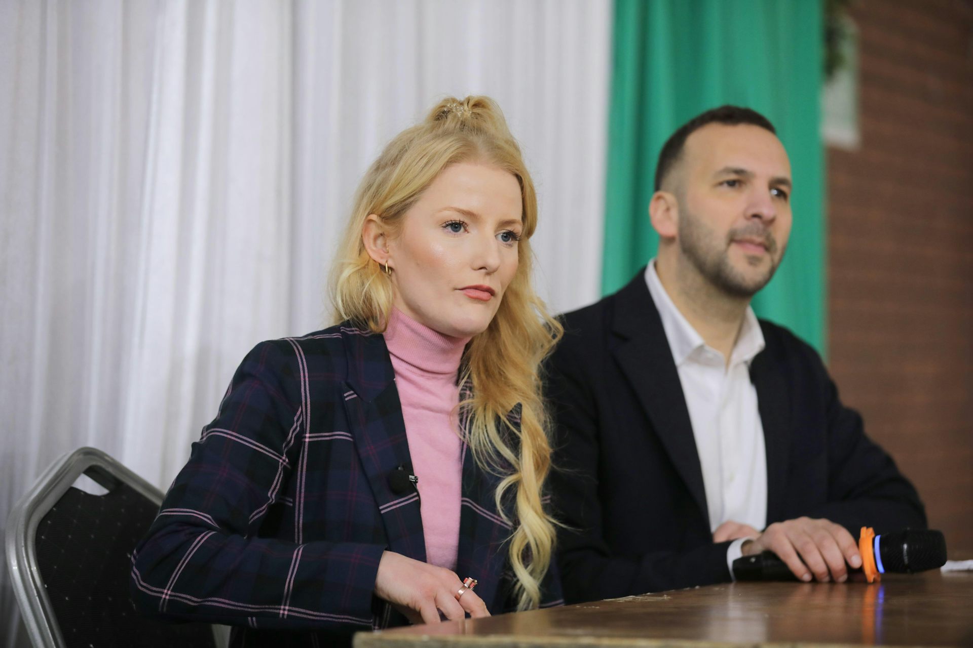 Hannah Spencer and Zack Polanski