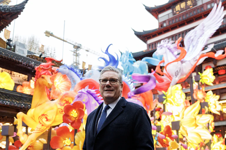 Keir Starmer in China.
