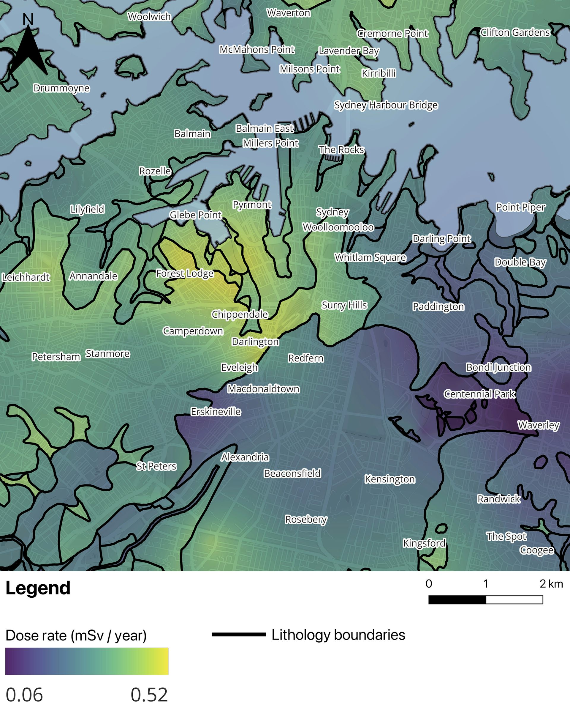 The ground beneath Sydney emits radiation. But it’s nothing to worry about