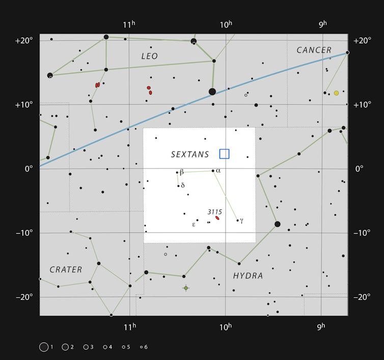 carte des constellations