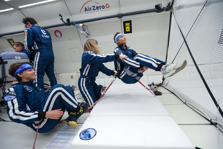 L'expérience PhysioTool, que Sophie Adenot va réaliser dans l'ISS, en vol parabolique.