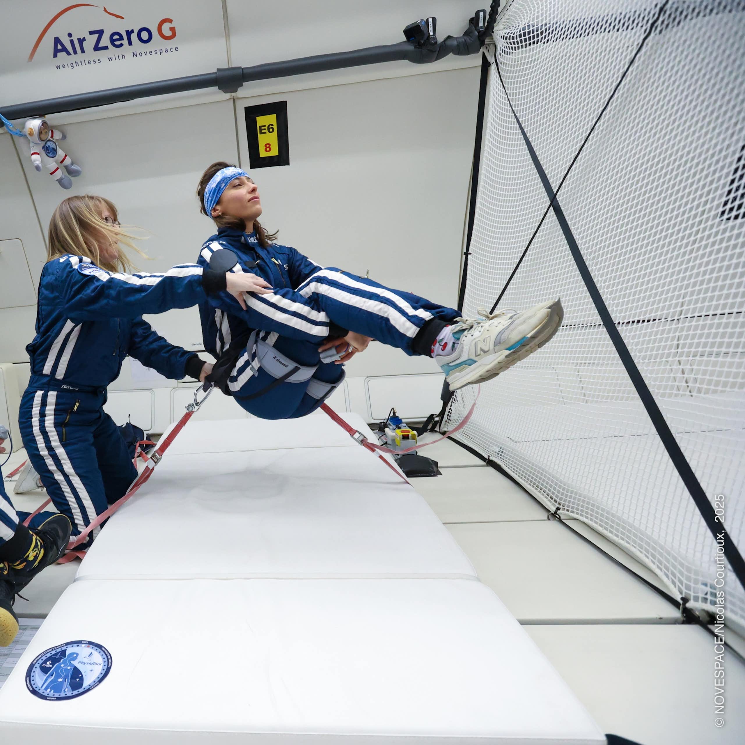 L'expérience PhysioTool, que Sophie Adenot va réaliser dans l'ISS, en vol parabolique.