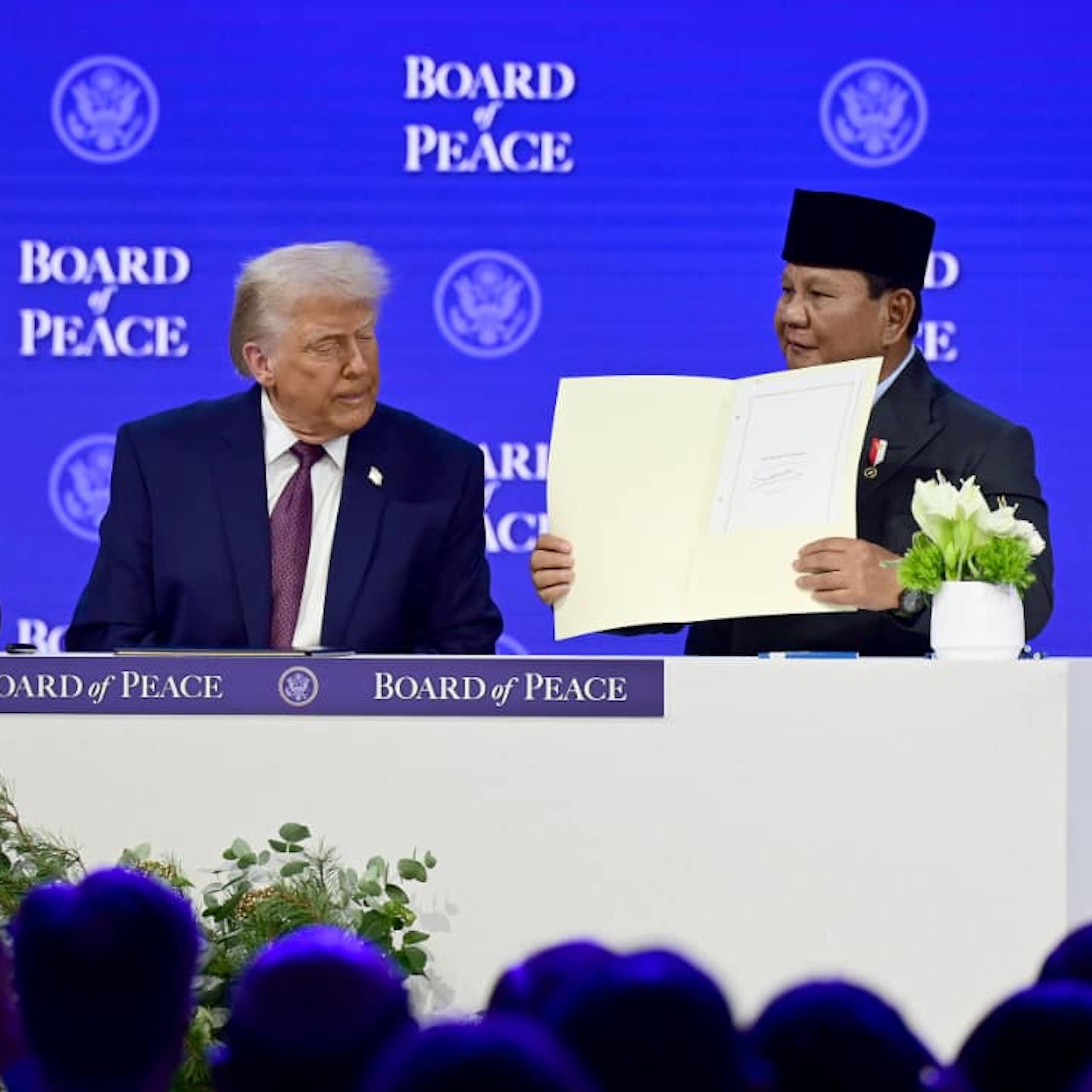 Donald Trump, Prabowo Subianto, Board of Peace, Indonesia, United States