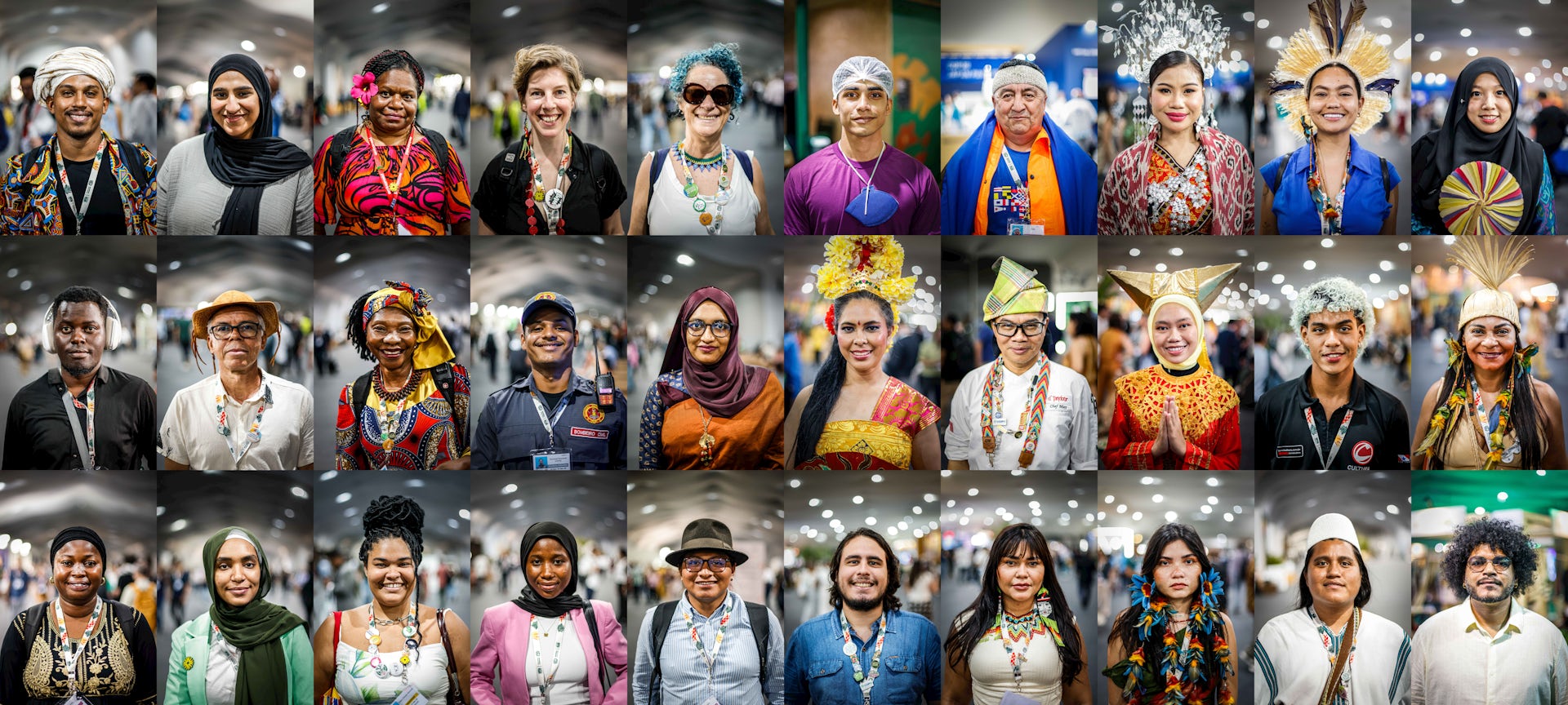 Série de retratos é uma amostra da diversidade de participantes da COP30