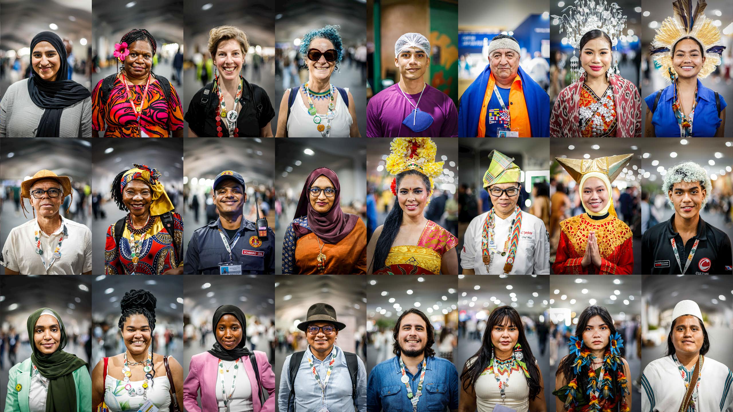 Série de retratos é uma amostra da diversidade de participantes da COP30