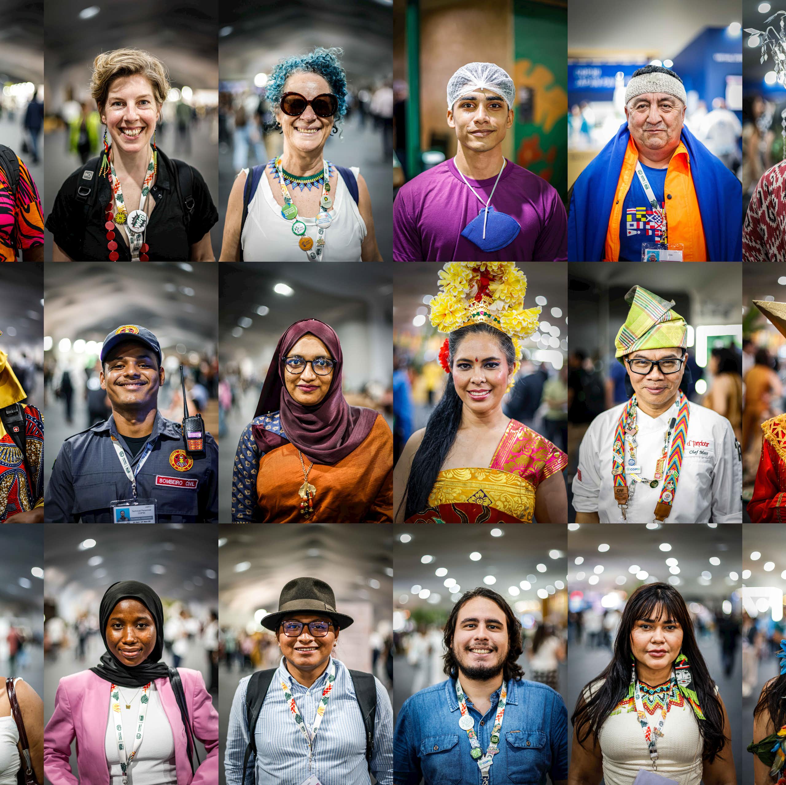 Série de retratos é uma amostra da diversidade de participantes da COP30