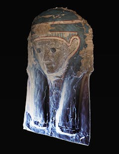 face of an ancient Egyptian mask