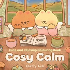 book cover: Cosy Calm – two cats reading