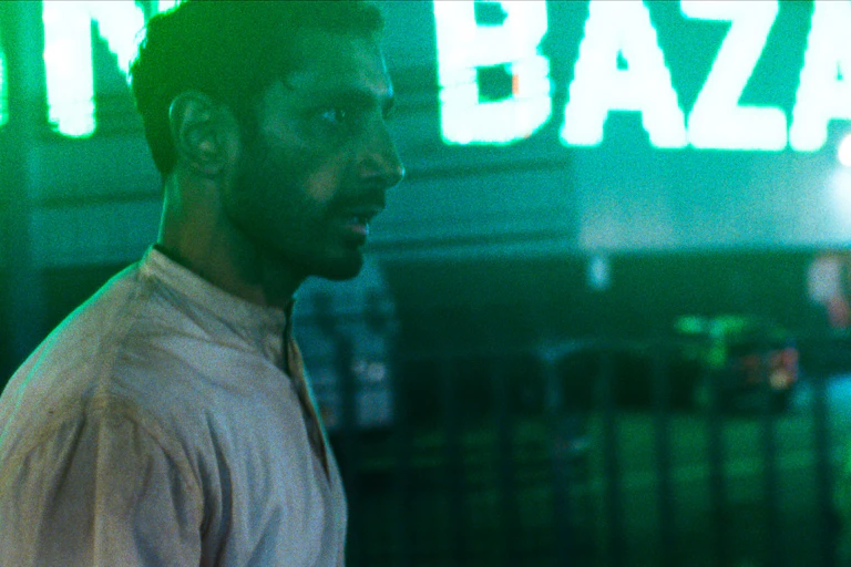 Riz Ahmed as Hamlet.