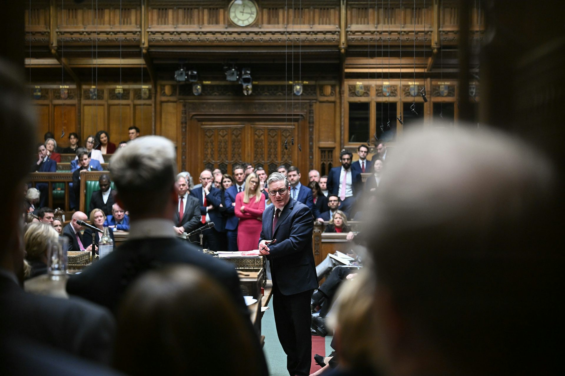 Keir Starmer at the dispatch box in the House of Commons.