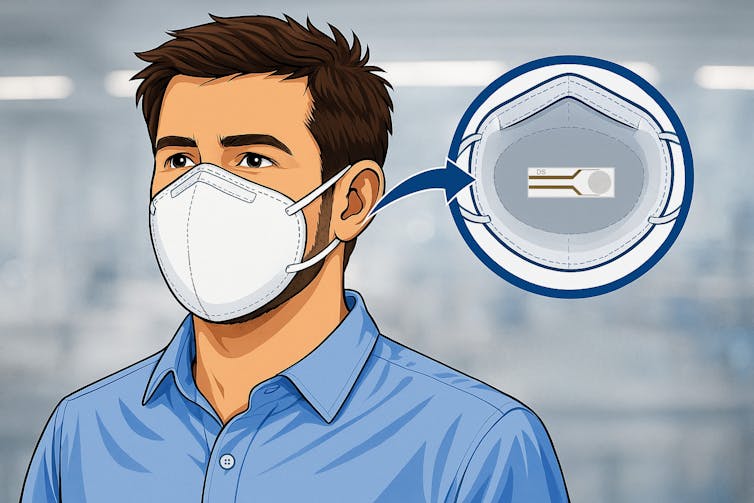 Diseño de mascarilla con sensor miniaturizado para detección de gases en aliento