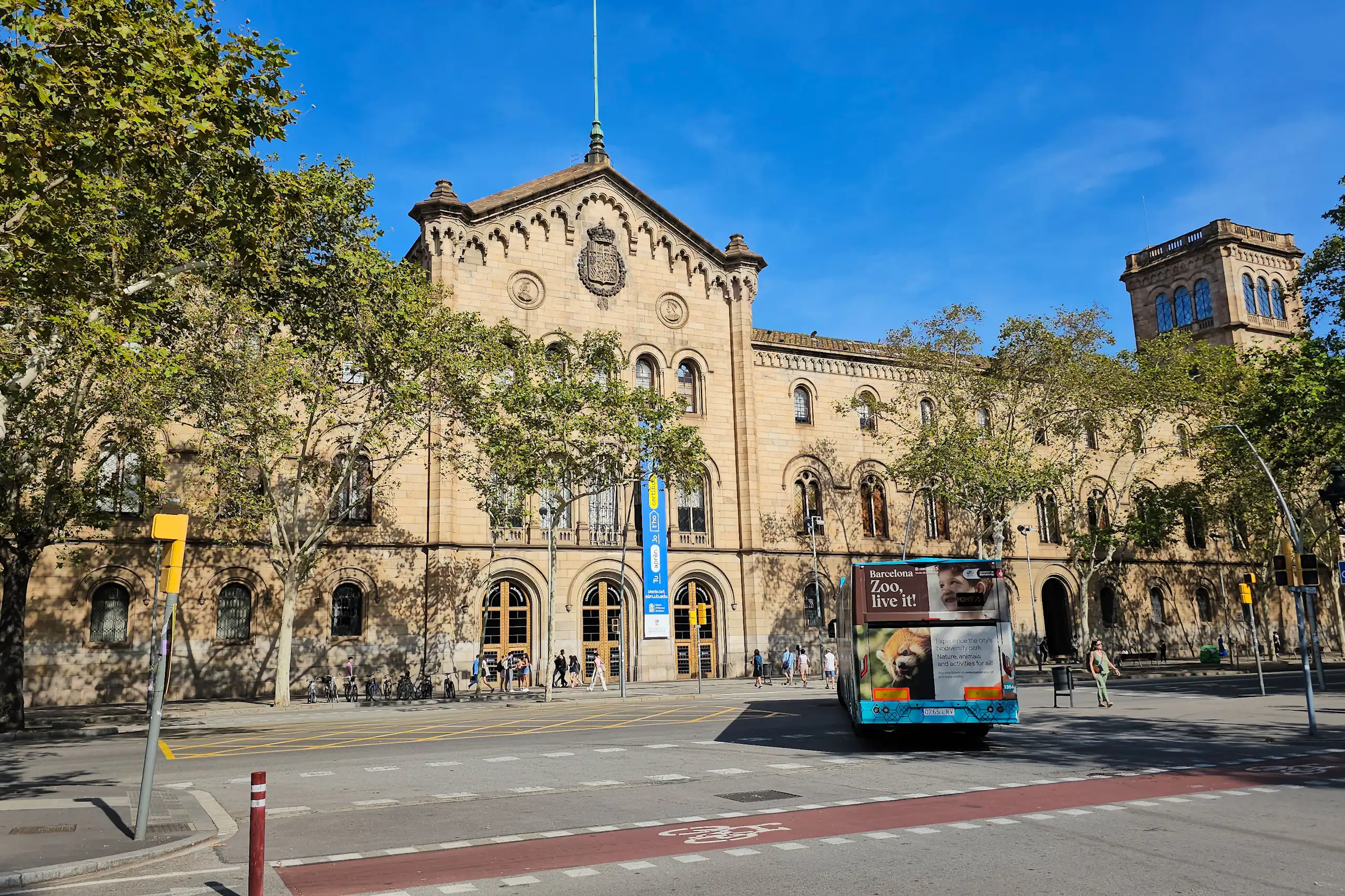 Edifici de la Universitat de Barcelona.