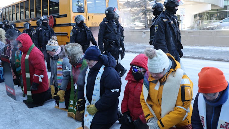 As Christian clergy join protests against harsh immigration enforcement, a religious ethics scholar explains why many Christian leaders view personal risk—arrest, backlash, even violence—as part of their vocation to protect vulnerable neighbors.