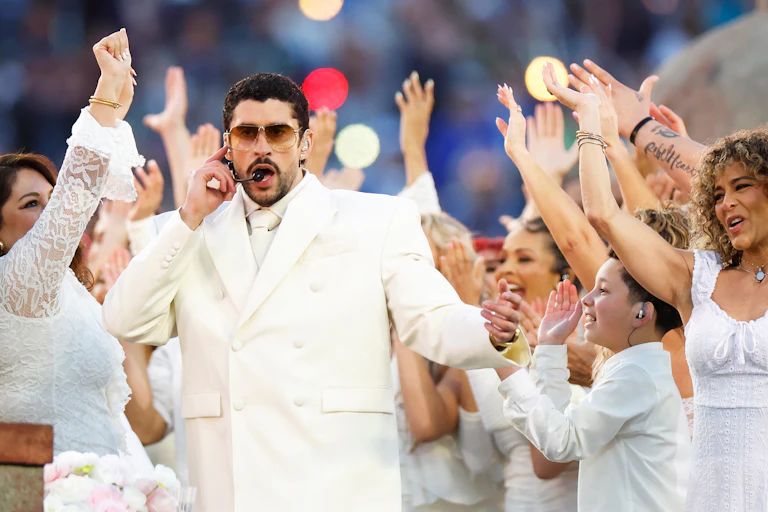Bad Bunny at the Super Bowl