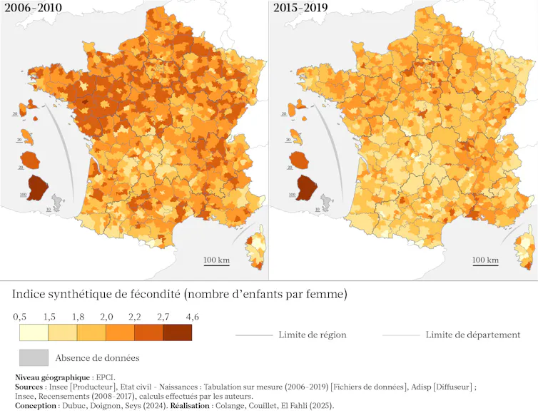 La Fécondité en France 2006-2019