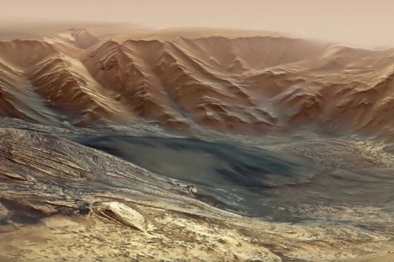 Martian valley