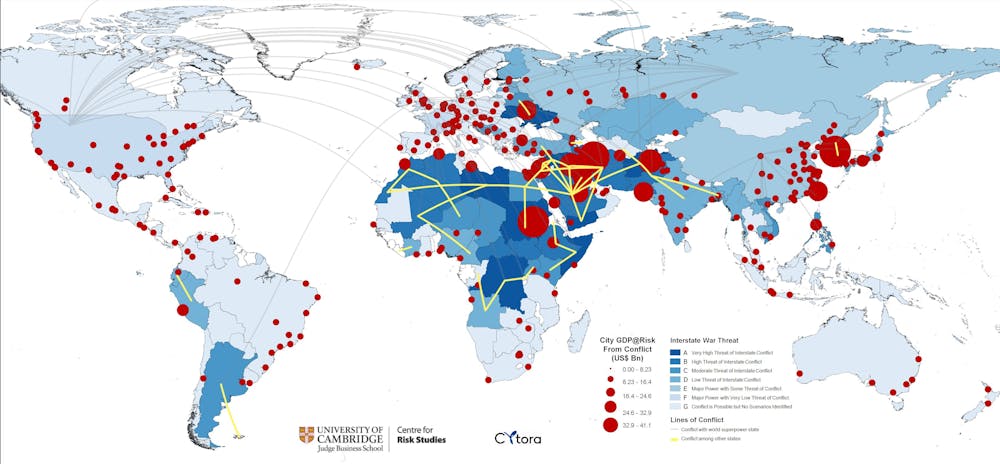 Contingency World Map Planning for war: a guide for businesses