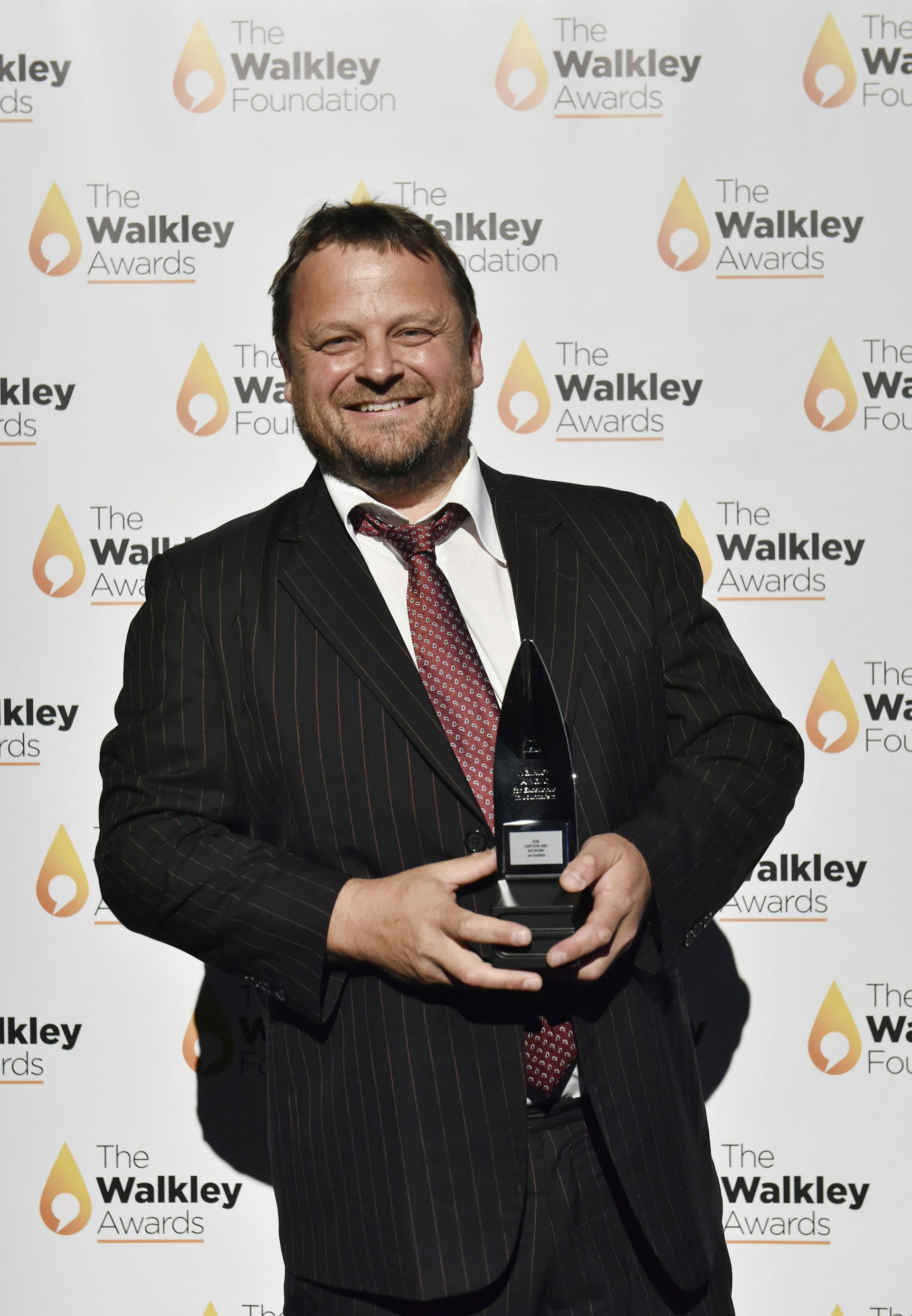 Jon Kudelka with a Walkley