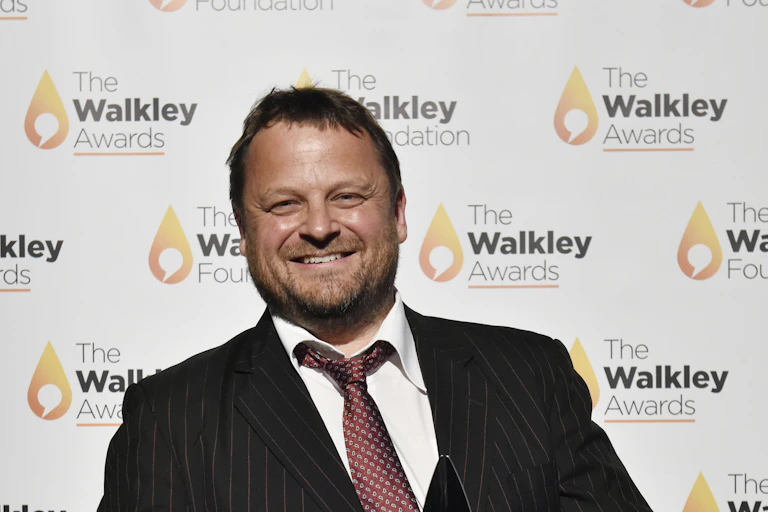 Jon Kudelka with a Walkley