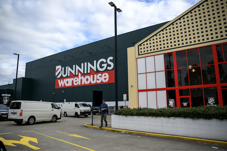 Photo of the exterior of a Bunnings shop