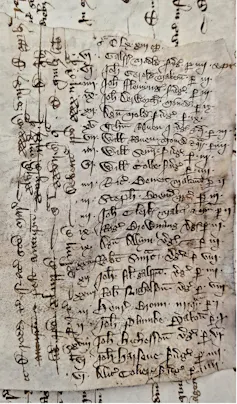 What an inventory of Black Demise survivors unearths about the way in which other people recovered from plague 1 A medieval list on a scrap of parchment