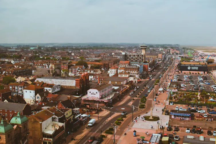 Aerial view of Great Yarmouth