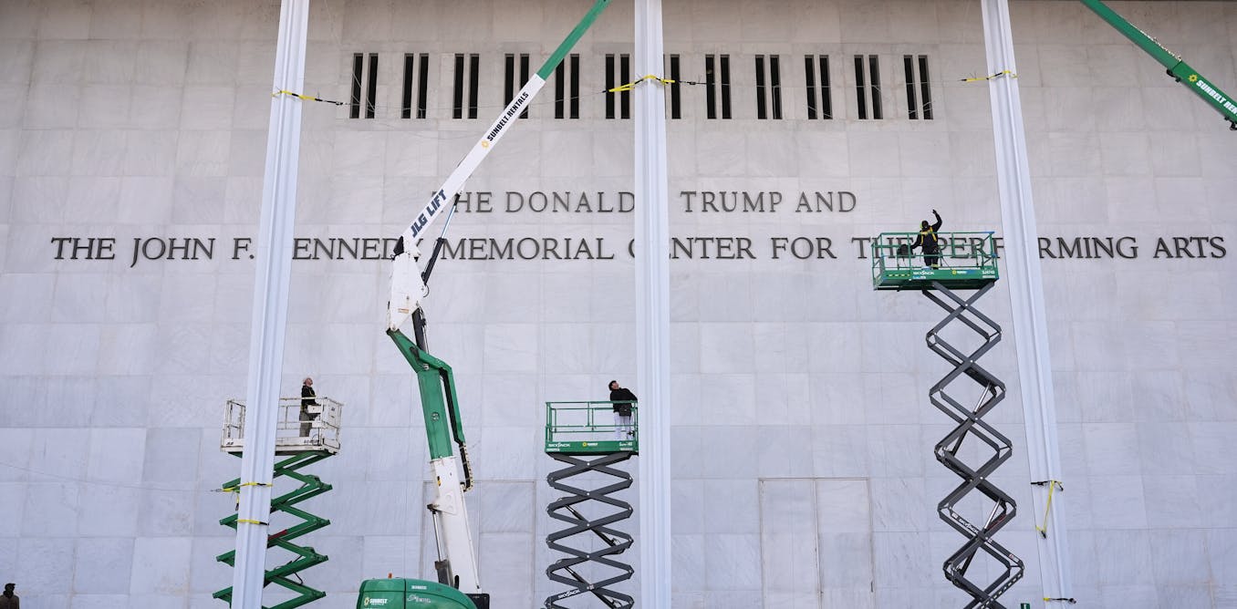 TrumpRx, Trump Kennedy Center, Trump National Parks passes − government free speech allows the president to name things after himself
