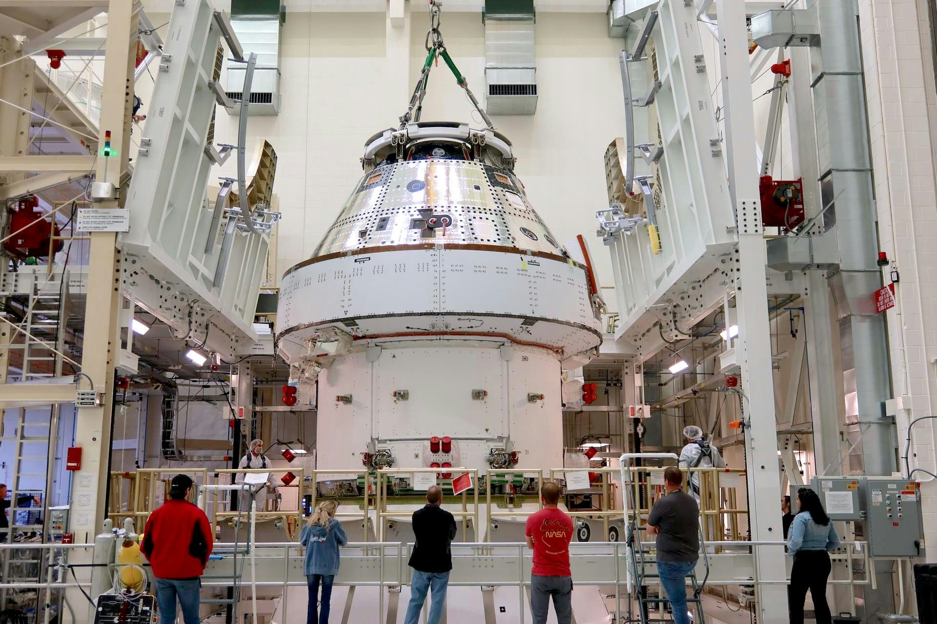 Orion spacecraft for Artemis II mission