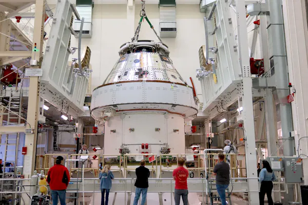 Orion spacecraft for Artemis II mission