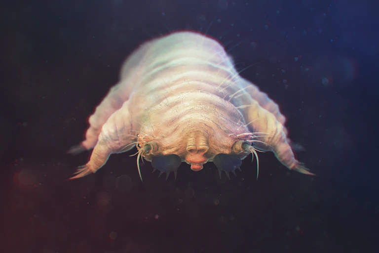 Demodex Folliculorum close-up
