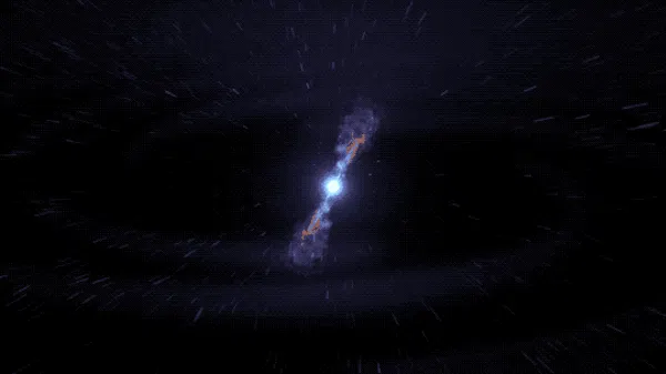A cosmic explosion with the force of a billion Suns…