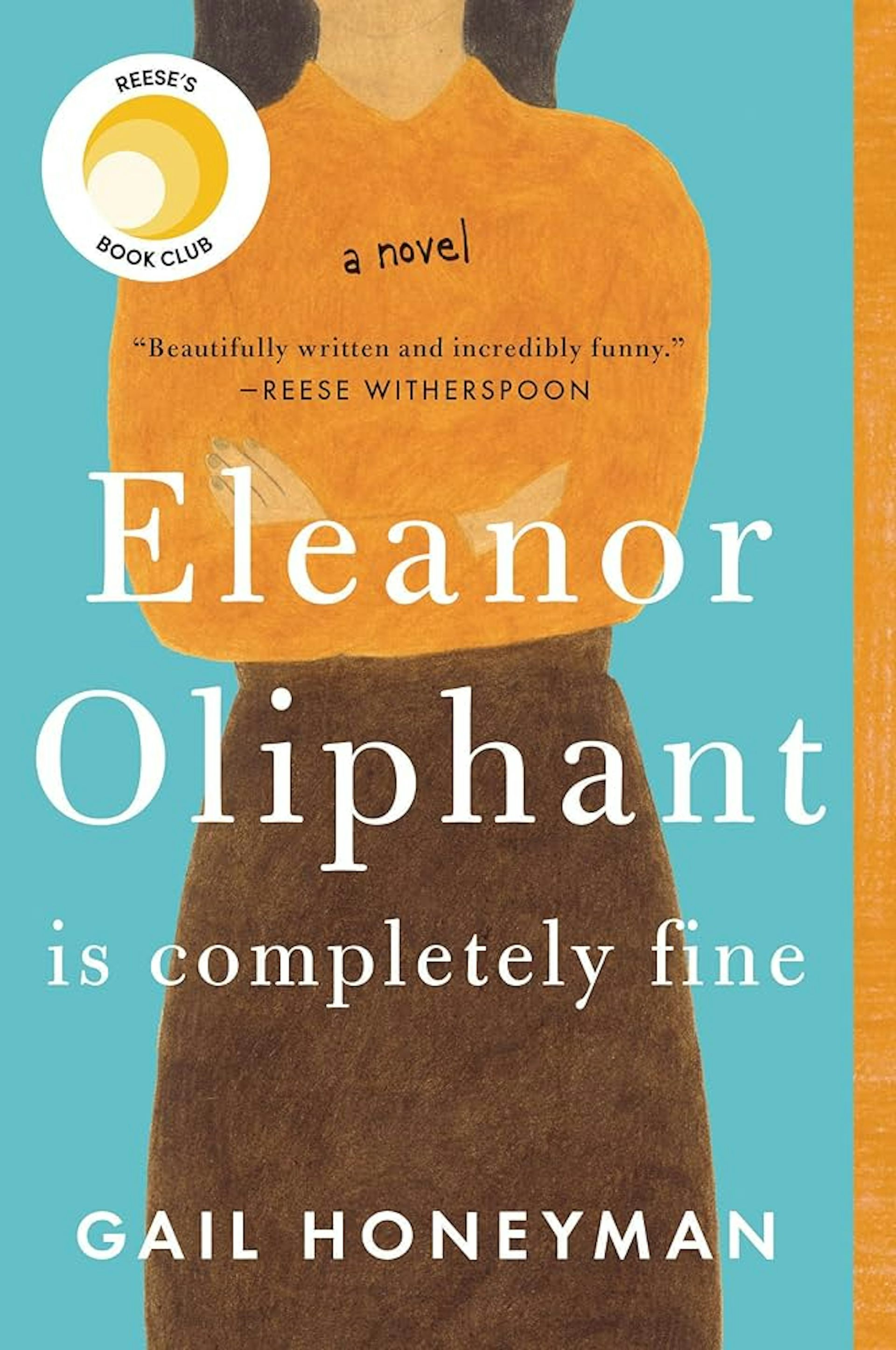Book jacket for Eleanor Oliphant is Completely Fine by Gail Honeyman