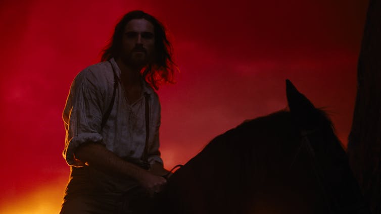 Production image: Heathcliff on a horse