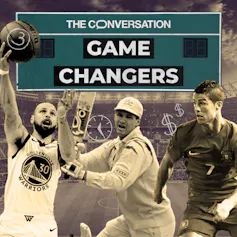 Steph Curry, Dean Jones and Christiano Ronaldo feature in a composite image.