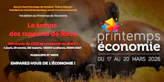 Affiche du Printemps de l’économie 2026, qui aura pour thème « Le temps des rapports de force »