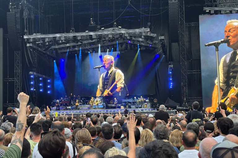 Imagen del concierto de Bruce Springsteen en San Sebastián en junio de 2025.