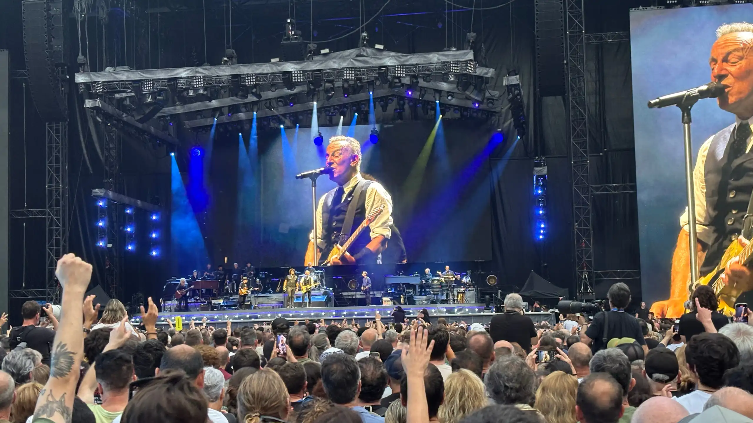 Imagen del concierto de Bruce Springsteen en San Sebastián en junio de 2025.
