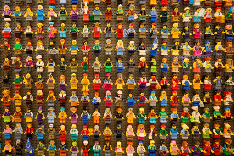 Lego Minifigures in a range of different jobs