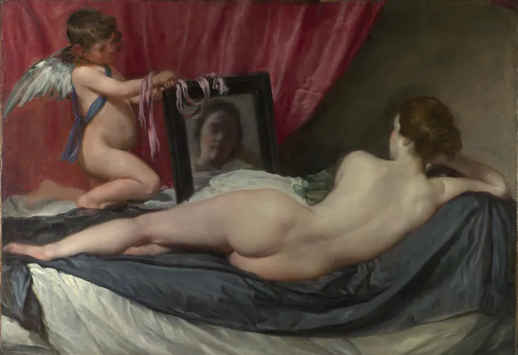_Venus del espejo_, de Diego Velázquez.