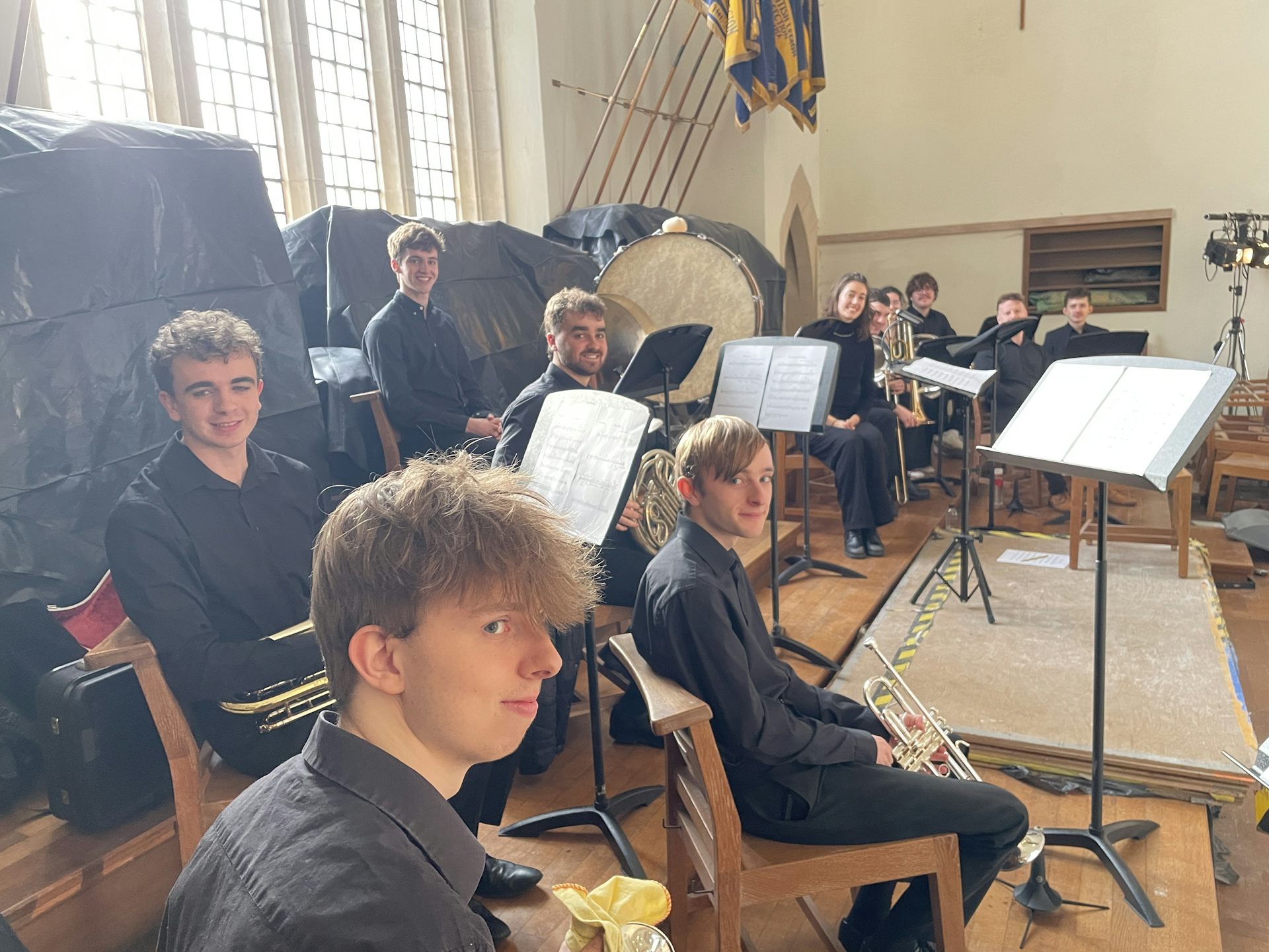 The University of Surrey Brass Ensemble at Guildford Cathedral South Gallery