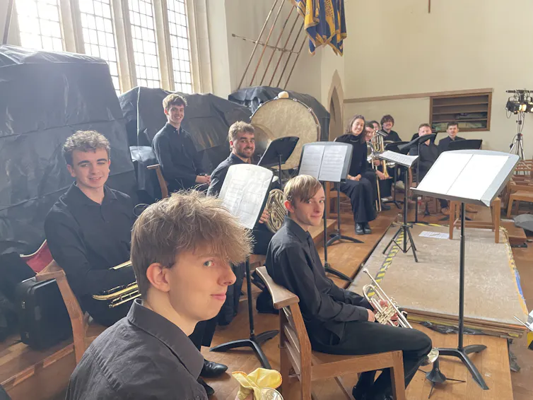 The University of Surrey Brass Ensemble at Guildford Cathedral South Gallery