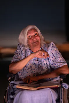 Production image: Nan smiles