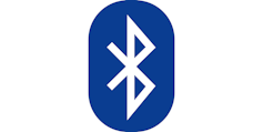 What's Bluetooth and the way does it paintings? 1 a vertical blue oval containing white lines forming a geometric pattern