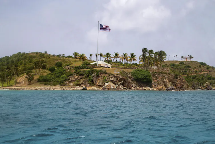 Une île dans l’océan