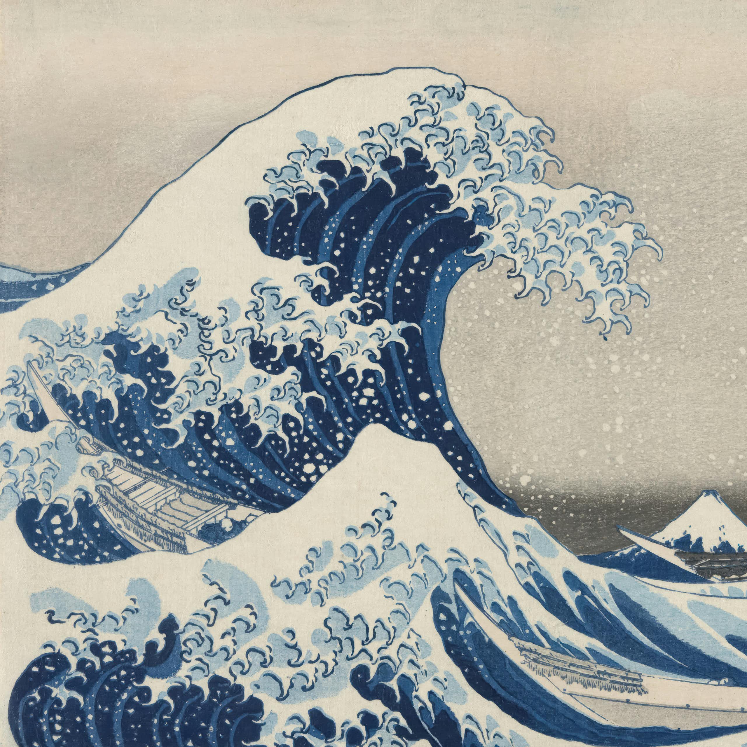 La Grande Vague de Kanagawa d'Hokusai