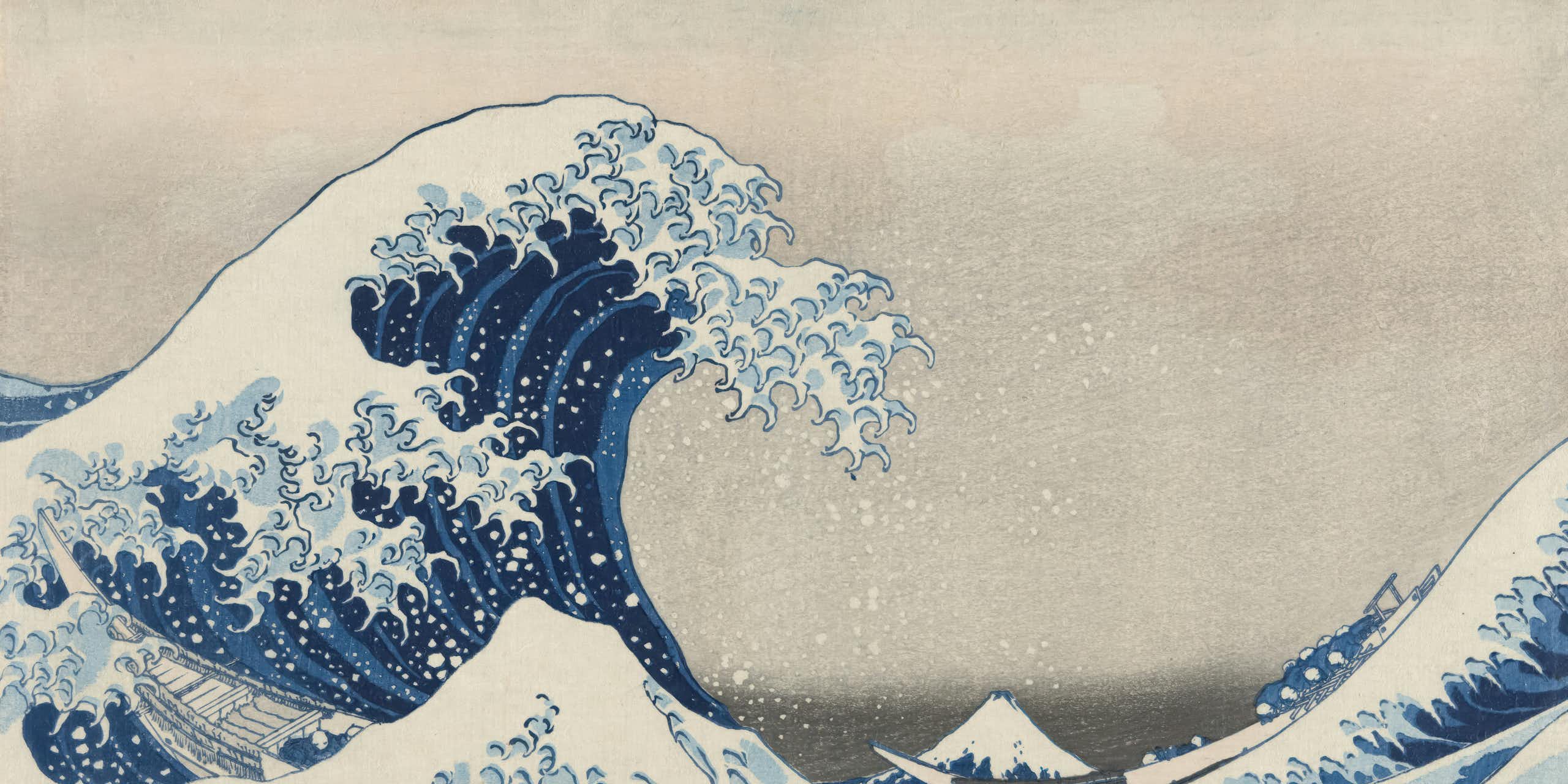 La Grande Vague de Kanagawa d'Hokusai