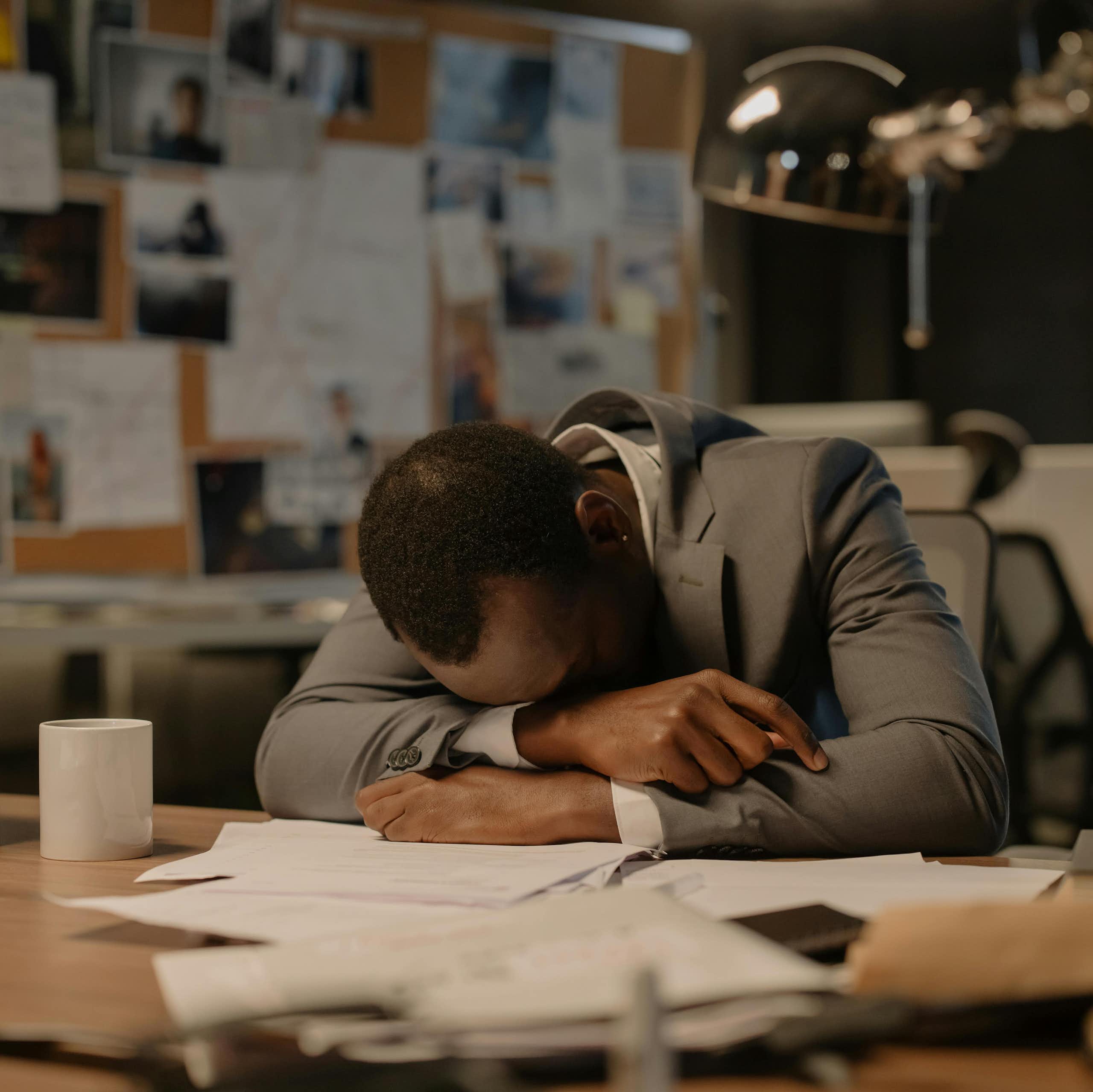 Man tired, Overwork, Tired, Working, Poor