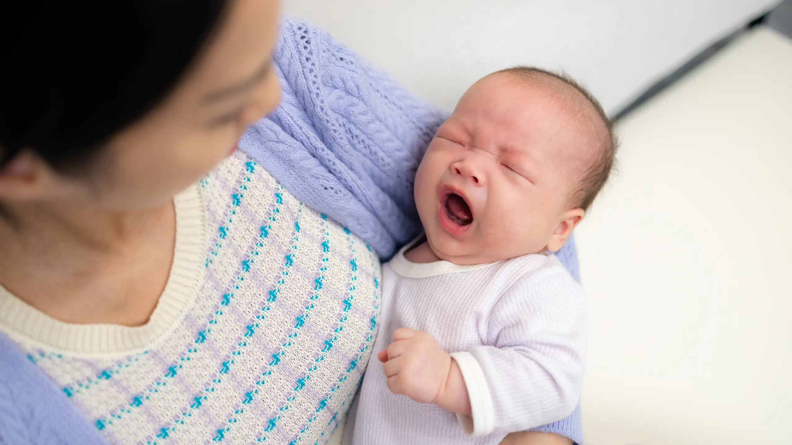 Baby and mother