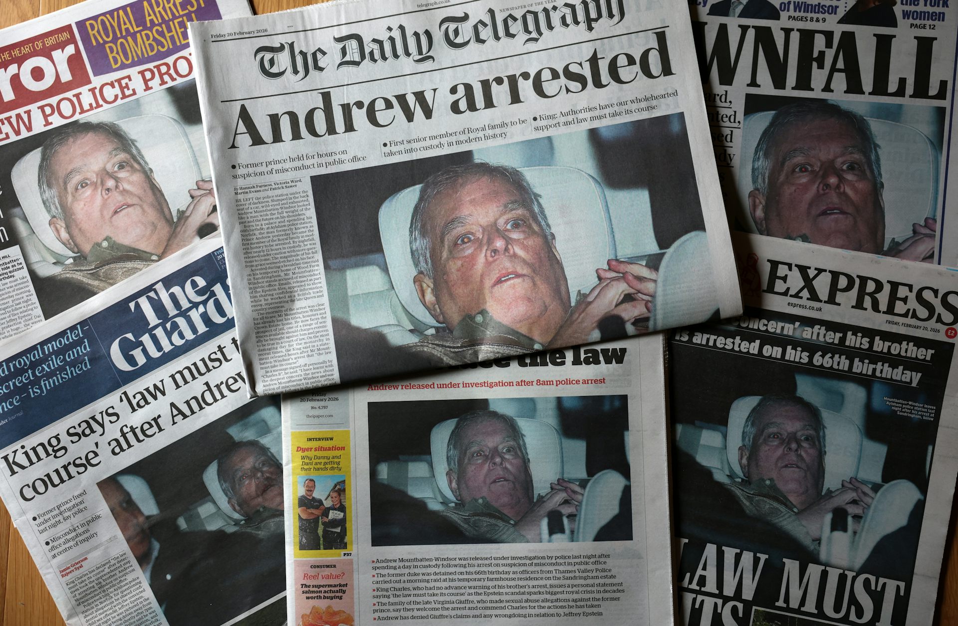 Why media were able to report the identities of Andrew Mountbatten-Windsor and Peter Mandelson as they were arrested