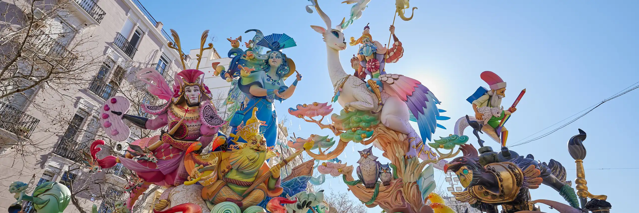 Imagen de las Fallas de Valencia en 2023.